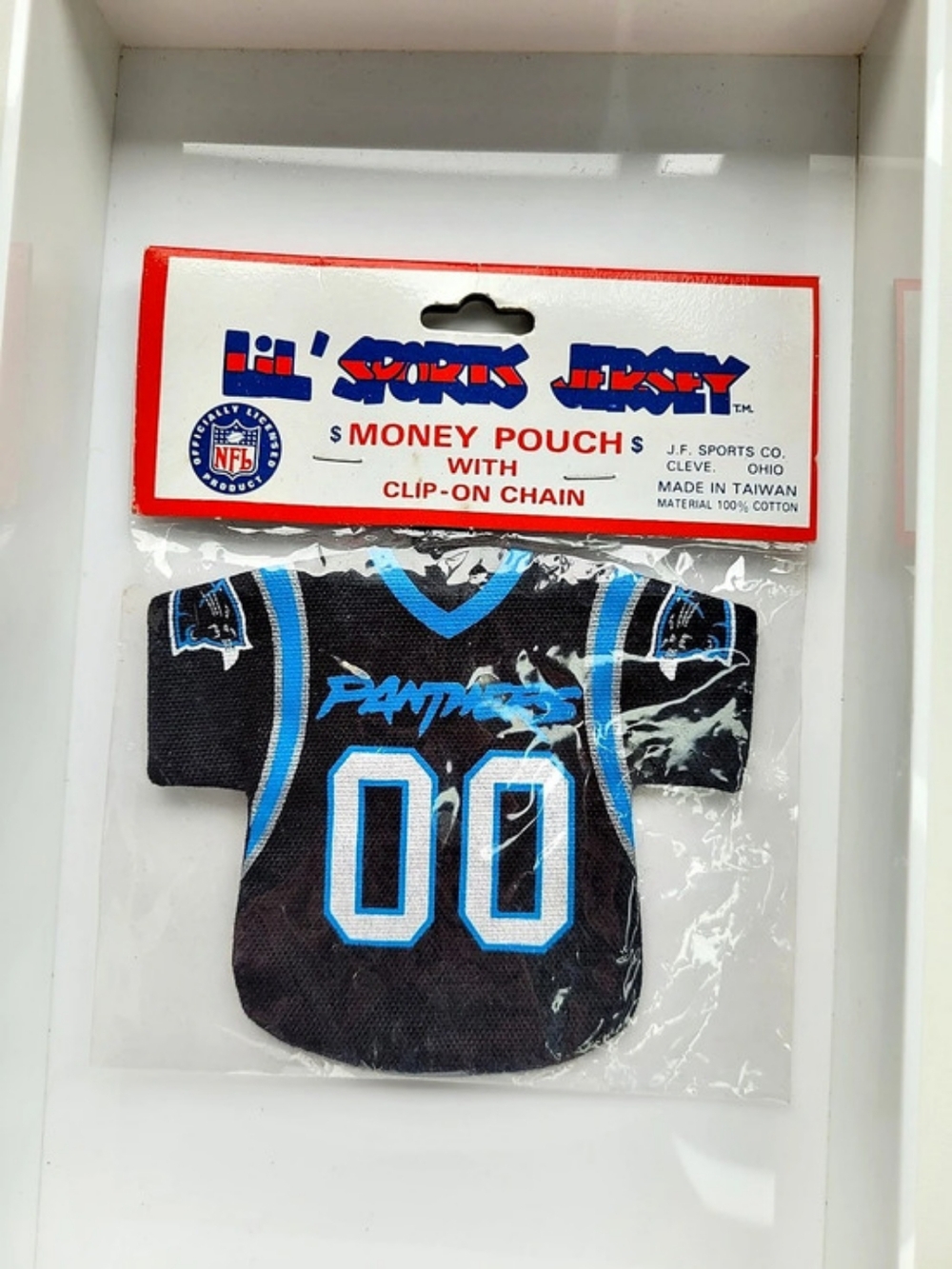 Vintage 1994 Carolina Panthers Lil' Sports Jersey Money Pouch Deadstock - NWT